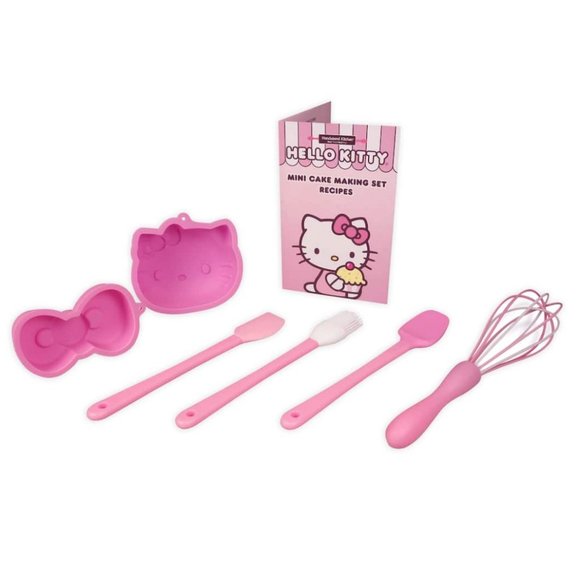 NIB Hello Kitty 7 Piece Mini Cake Making Baking Set - Picture 1 of 2